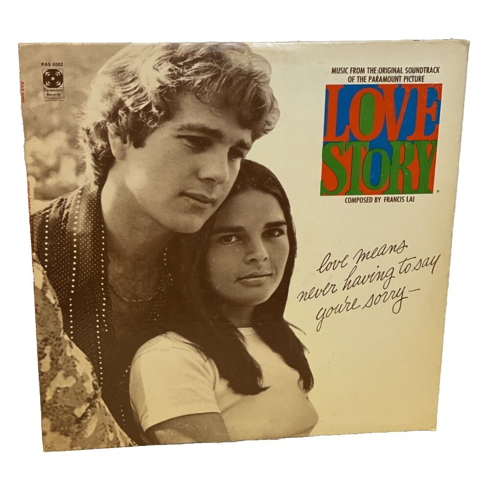 Love Story Music From The Original Soundtrack (Vinyl, 1970) Paramount PAS 6002